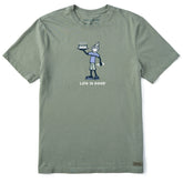 Men's Vintage Jake 60th Birthday Short Sleeve Crusher Tee