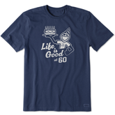 Men's Matchbook Jake 60th Birthday Short Sleeve Crusher Tee