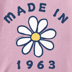 Women's Daisy Made in 1963 Short Sleeve Crusher Vee