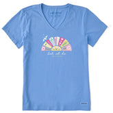 Women's Let it Be Sun Short Sleeve Vee