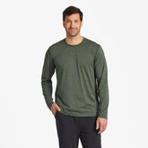 Men's Solid Long Sleeve Active Tee