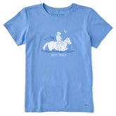 Women's Happy Trails Cowgirl Short Sleeve Tee