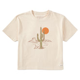 Women's Cactus Short Sleeve Crusher Boxy Tee