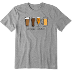 Men's Need Glasses Beer Short Sleeve Tee