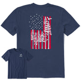 Men's Tree Tall Flag Short Sleeve Tee
