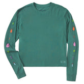 Women's Cool Bugs Long Sleeve Crusher Boxy Tee