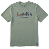 Men's Rocket & Jake Woodwork Vista Short Sleeve Tee