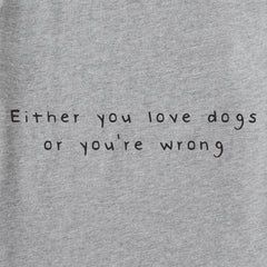 Men's Wordsmith Love Dogs Short Sleeve Crusher Tee