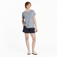 Women's Layered Fern Pattern Crusher-LITE Easy Tee