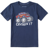 Kids Crushin It Truck Short Sleeve Crusher Tee