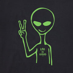 Men's We Come in Peace Short Sleeve Crusher Tee