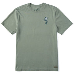 Men's Jake Peace Sign Short Sleeve Crusher Tee