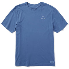 Men's Wordsmith Be Nice LC Short Sleeve Crusher Tee