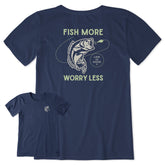 Women's Clean Fish More Bass Short Sleeve Tee
