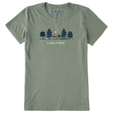 Women's I Like it Here Hammock Vista Short Sleeve Crusher Tee
