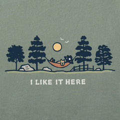 Women's I Like it Here Hammock Vista Short Sleeve Crusher Tee