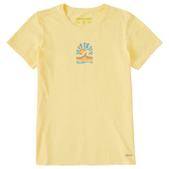 Women's Here Comes The Sunshine Arch Short Sleeve Tee