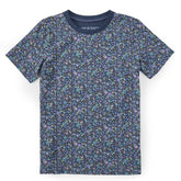 Kids Ditsy Floral Pattern Short Sleeve Crusher Tee
