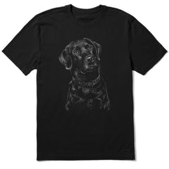 Men's Unconditional Black Lab Short Sleeve Crusher Tee