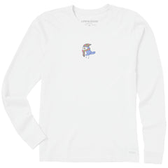 Women's Holiday Bird Long Sleeve Crusher Tee