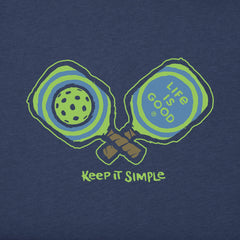Men's Keep It Simple Pickleball Short Sleeve Crusher Tee