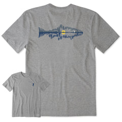 Men's Fishscape Short Sleeve Crusher Tee