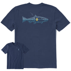 Men's Fishscape Short Sleeve Crusher Tee