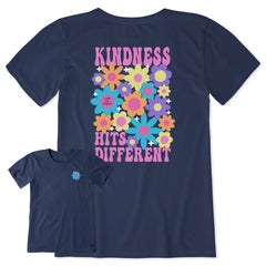 Women's Kindness Hits Different Short Sleeve Tee