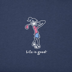 Women's Jackie Golf Short Sleeve Crusher Tee