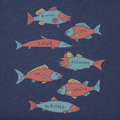 Kids Love Fish Short Sleeve Crusher Tee