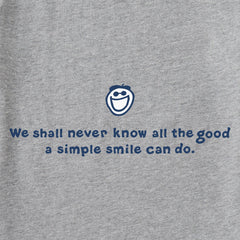 Women's Jake Smile Quote Short Sleeve Crusher Tee
