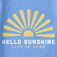 Women's Hello Sunshine Sun Short Sleeve Crusher Tee