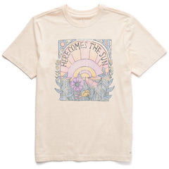 Men's Here Comes The Sun Hippie Short Sleeve Crusher Tee