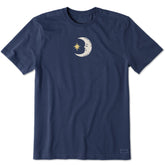 Men's Moon & Star Short Sleeve Crusher Tee