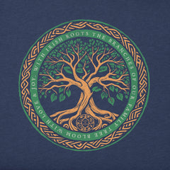 Women's Irish Roots Bloom Tree Long Sleeve Crusher Tee