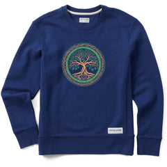 Women's Irish Roots Bloom Tree Simply True Fleece Crew