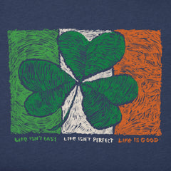 Women's Irish Flag Clover Short Sleeve Crusher Tee