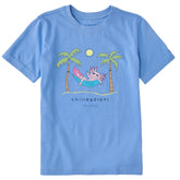 Kids Chillaxolotl Short Sleeve Crusher Tee
