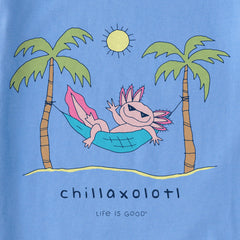 Kids Chillaxolotl Short Sleeve Crusher Tee
