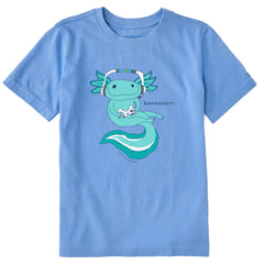 Kids Gamesolotl Short Sleeve Crusher Tee