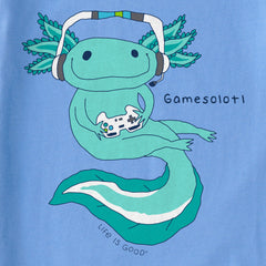 Kids Gamesolotl Short Sleeve Crusher Tee
