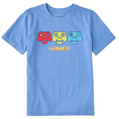 Kids Gamer Power Short Sleeve Crusher Tee