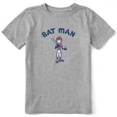 Kids Jake Bat Man Short Sleeve Crusher Tee