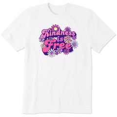 Men's Kindness is Free Daisies Short Sleeve Crusher Tee