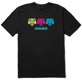 Men's Gamer Power Short Sleeve Crusher Tee