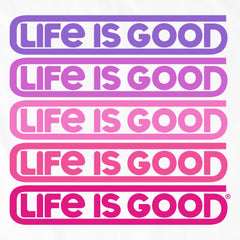 Men's Retro Stack Life is Good Short Sleeve Crusher Tee