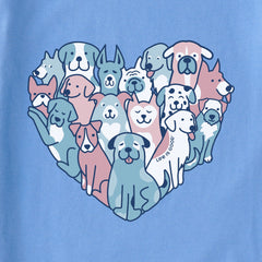 Women's Heart of Dogs Simply True Fleece Hoodie