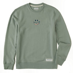 Men's Smile Fish Simply True Fleece Crew