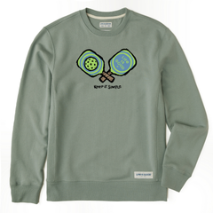 Men's Keep It Simple Pickleball Simply True Fleece Crew