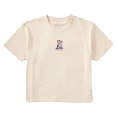 Women's Frenchies Scooter Short Sleeve Crusher Boxy Tee